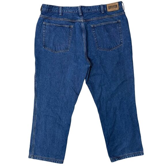 Duluth Trading 42X30 Straight Leg Denim Jeans Workwear Rugged Heavyweight Cotton - Picture 3 of 10